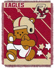 Boston College OFFICIAL Collegiate "Half Court" Baby Woven Jacquard Throw
