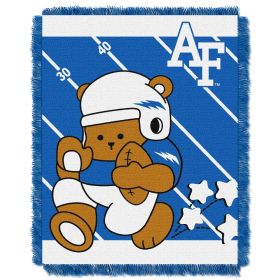 Air Force OFFICIAL Collegiate "Half Court" Baby Woven Jacquard Throw