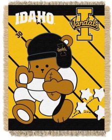 Idaho OFFICIAL Collegiate "Half Court" Baby Woven Jacquard Throw