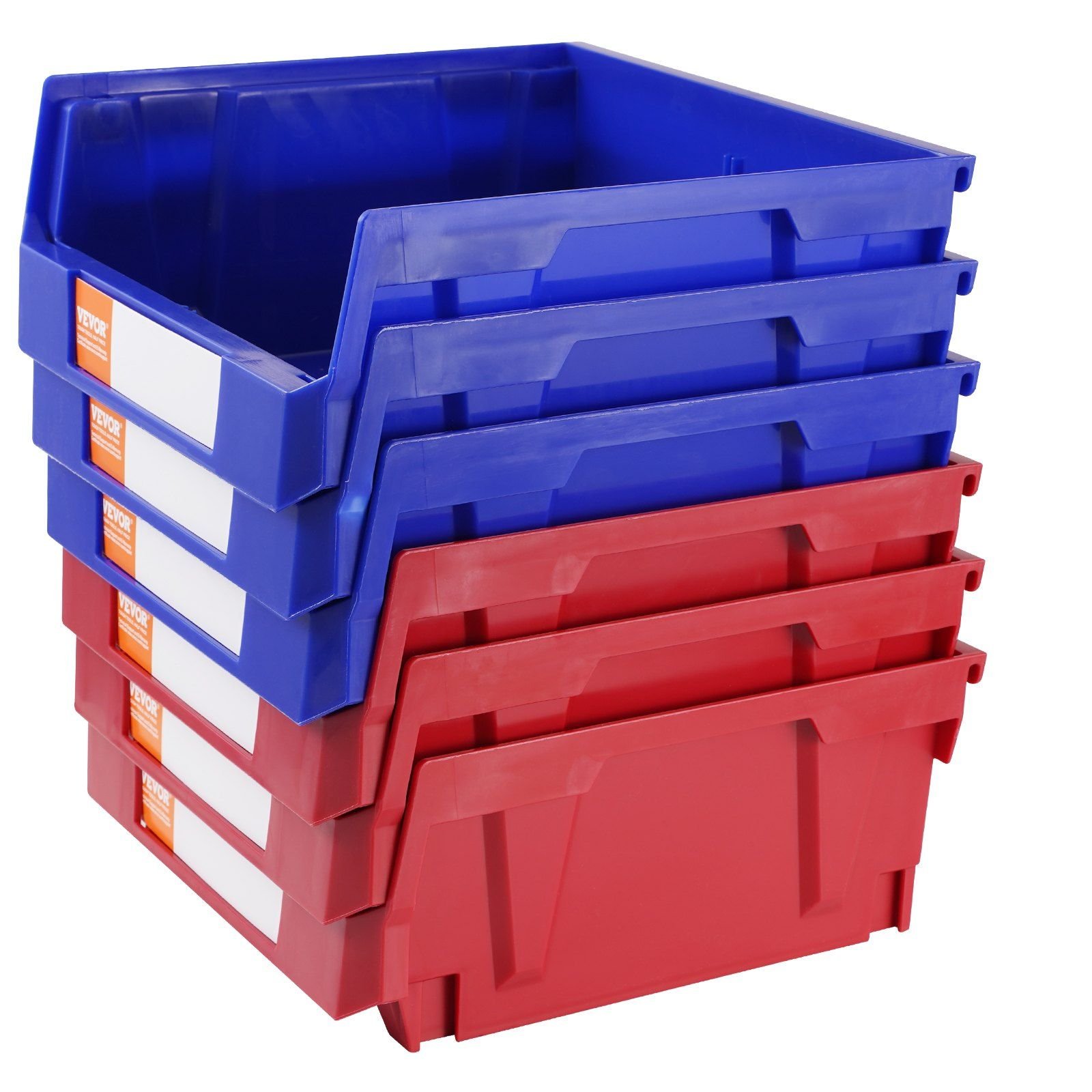 VEVOR Plastic Storage Bin, (11-Inch x 11-Inch x 5-Inch), Hanging