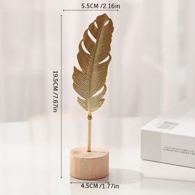 NordicHomeDecor Iron Ginkgo Leaf for a Sophisticated Look
