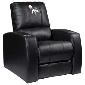 Relax Home Theater Recliner with Baseball Pitcher Logo Panel (Material: Top Grain Leather *Custom Order 8 Week Lead time No Returns*)